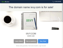 Tablet Screenshot of ixvy.com